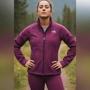 The North Face Apex Bionic Soft Shell Floral Jacket Purple Medium